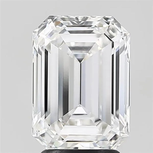 3.08ct Emerald Lab Grown Diamond (Colour D, Clarity VVS2, IGI Certified)