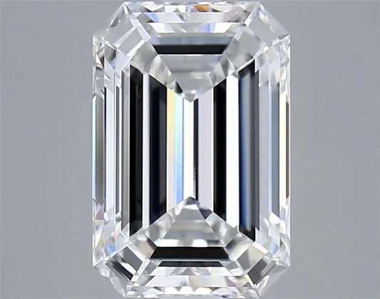 3.08ct Emerald Lab Grown Diamond (Colour E, Clarity VVS1, IGI Certified)