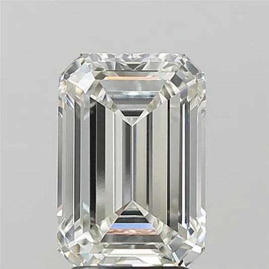 3.08ct Emerald Lab Grown Diamond (Colour G, Clarity VVS2, IGI Certified)