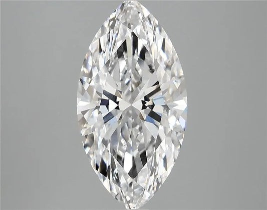 3.08ct Marquise Lab Grown Diamond (Colour D, Clarity VVS2, IGI Certified)