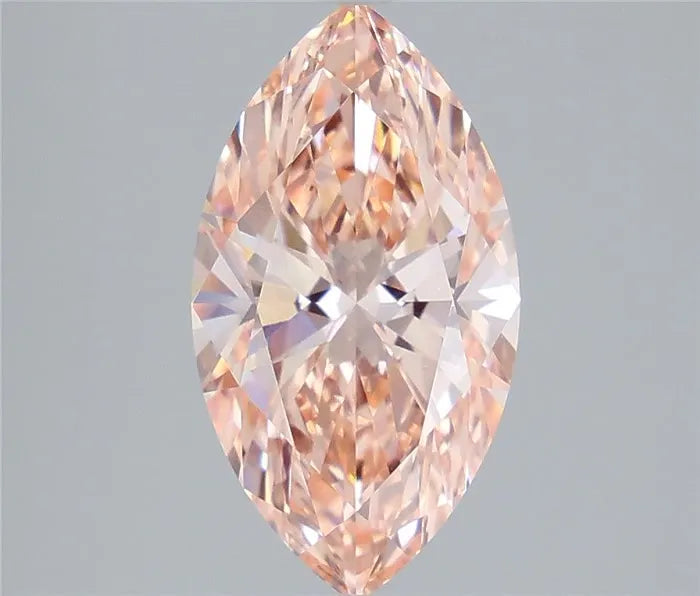 3.08ct Marquise Lab Grown Diamond (Colour Fancy Vivid Pink, Clarity VS1, IGI Certified)