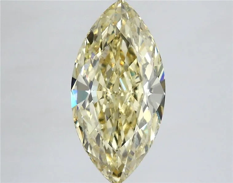3.08ct Marquise Lab Grown Diamond (Colour Fancy Yellow, Clarity VS1, IGI Certified)