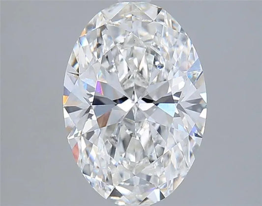 3.08ct Oval Lab Grown Diamond (Colour F, Clarity VVS2, IGI Certified)