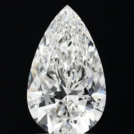3.08ct Pear Lab Grown Diamond (Colour F, Clarity SI1, IGI Certified)