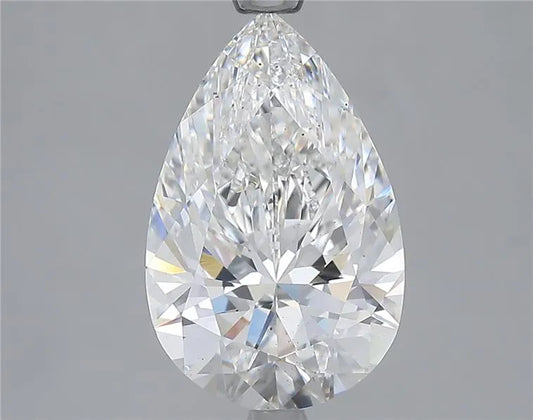 3.08ct Pear Lab Grown Diamond (Colour F, Clarity SI1, IGI Certified)