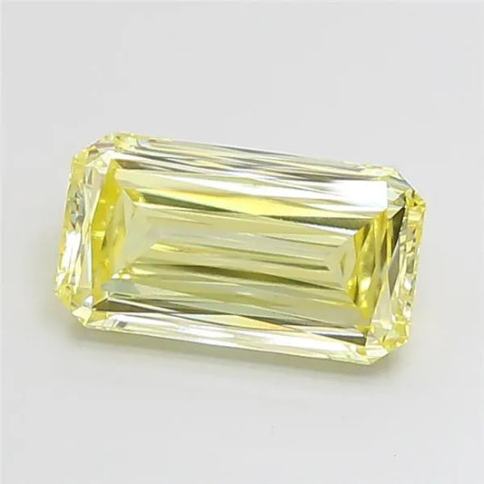 3.08ct Radiant Lab Grown Diamond (Colour Fancy Yellow, Clarity VVS2, IGI Certified)