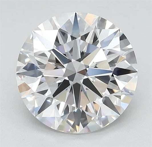 3.08ct Round Lab Grown Diamond (Colour D, Clarity VVS1, Cut ID, IGI Certified)