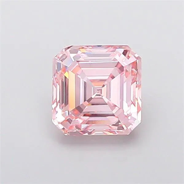 3.09ct Asscher Lab Grown Diamond (Colour Fancy Intense Pink, Clarity VVS2, IGI Certified)
