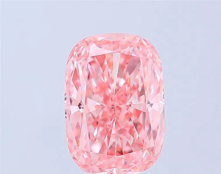 3.09ct Cushion modified Lab Grown Diamond (Colour Fancy Vivid Pink, Clarity VVS2, IGI Certified)