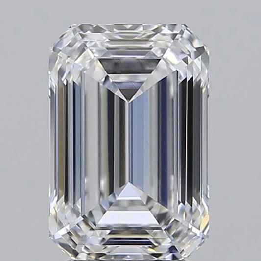 3.09ct Emerald Lab Grown Diamond (Colour D, Clarity VVS1, IGI Certified)