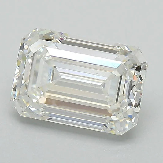 3.09ct Emerald Lab Grown Diamond (Colour G, Clarity VS1, IGI Certified)