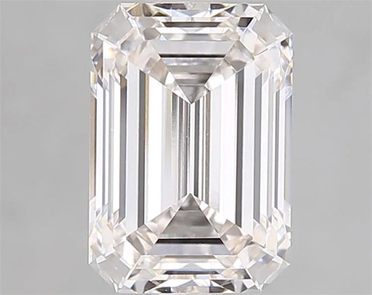 3.09ct Emerald Lab Grown Diamond (Colour G, Clarity VVS2, IGI Certified)
