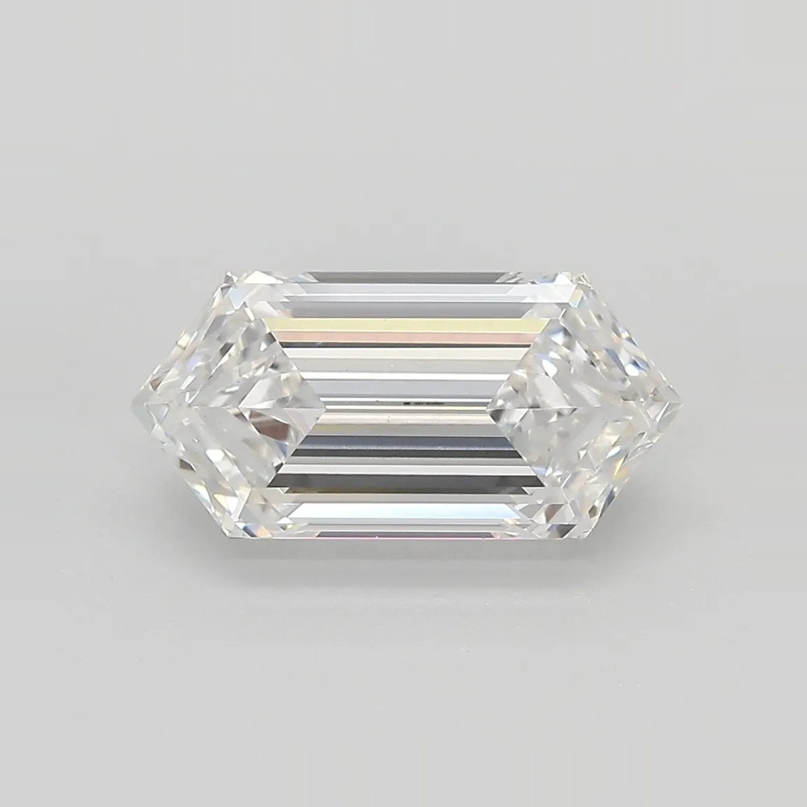 3.09ct Hexagonal Lab Grown Diamond (Colour F, Clarity VVS2, IGI Certified)
