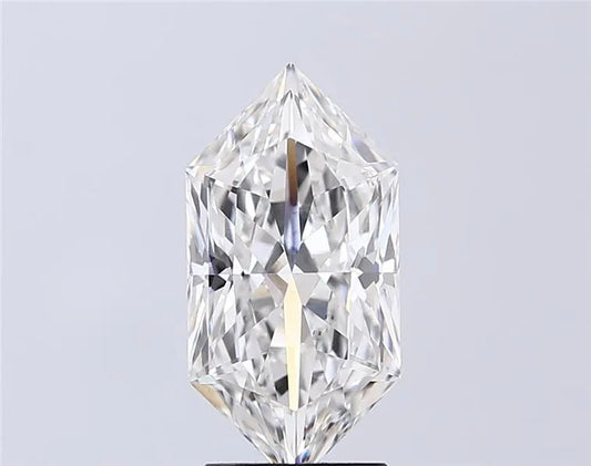 3.09ct Hexagonal Lab Grown Diamond (Colour F, Clarity VVS2, IGI Certified)