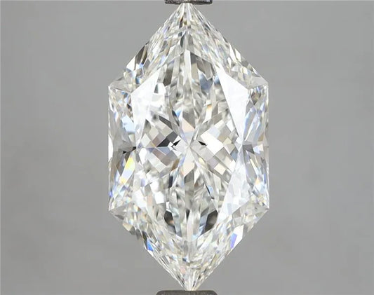 3.09ct Hexagonal Lab Grown Diamond (Colour F, Clarity VVS2, IGI Certified)