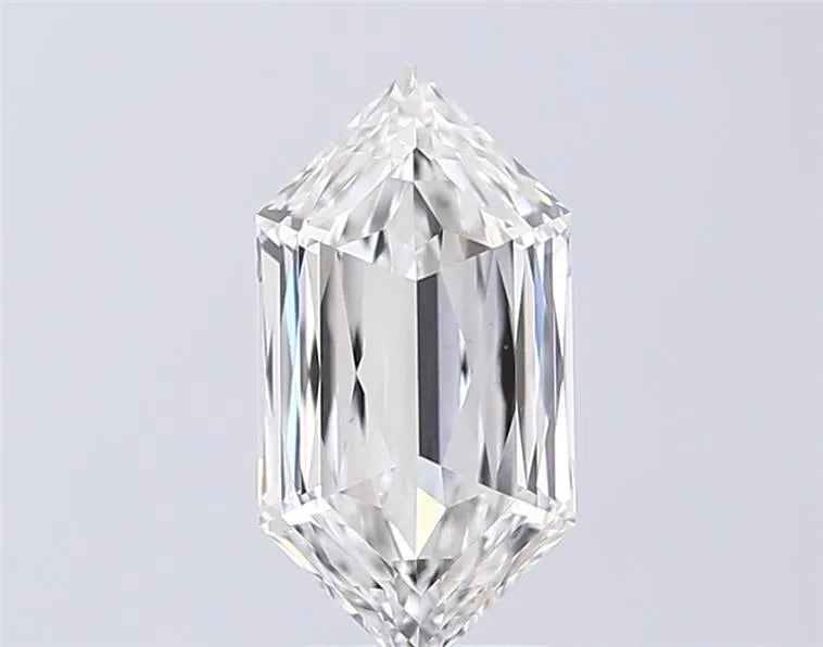 3.09ct Hexagonal Lab Grown Diamond (Colour F, Clarity VVS2, IGI Certified)