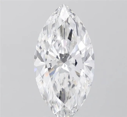3.09ct Marquise Lab Grown Diamond (Colour E, Clarity VVS2, IGI Certified)