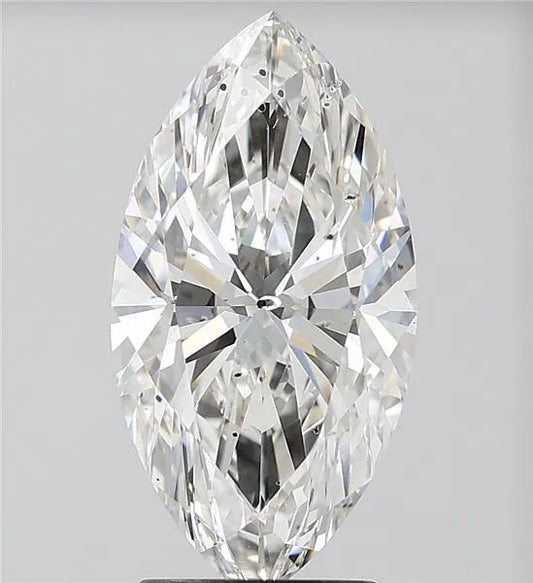 3.09ct Marquise Lab Grown Diamond (Colour G, Clarity SI2, IGI Certified)