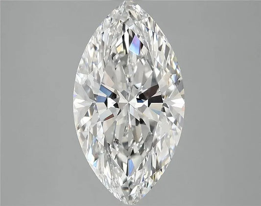 3.09ct Marquise Lab Grown Diamond (Colour G, Clarity VVS2, IGI Certified)