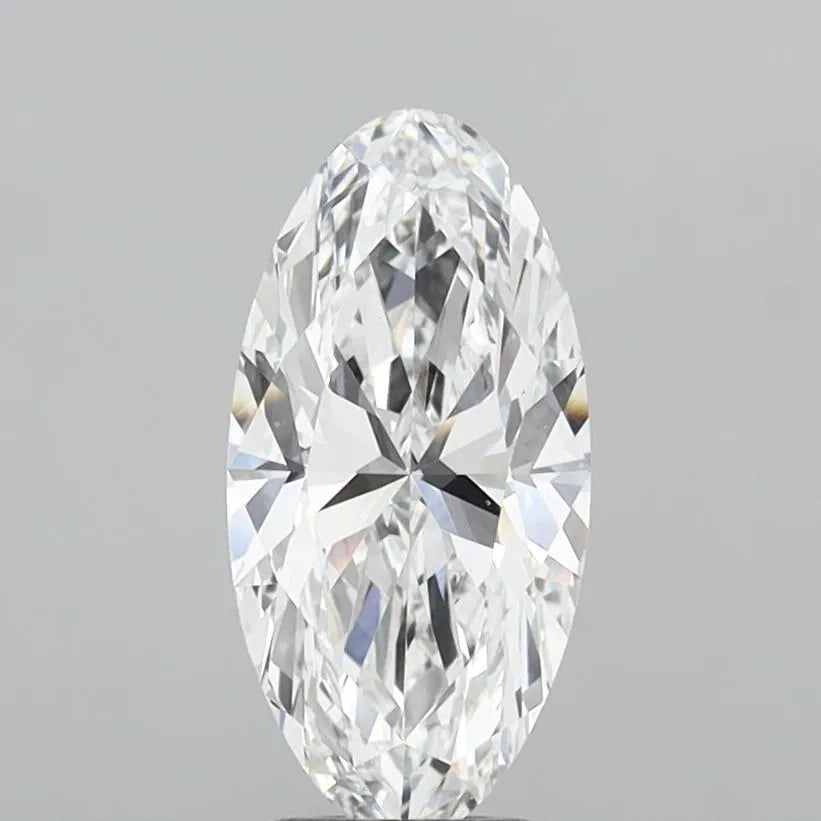 3.09ct Oval Lab Grown Diamond (Colour D, Clarity VVS2, IGI Certified)