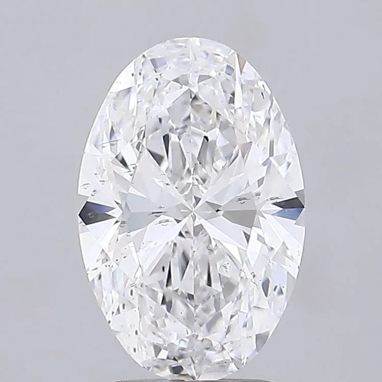 3.09ct Oval Lab Grown Diamond (Colour E, Clarity SI1, IGI Certified)