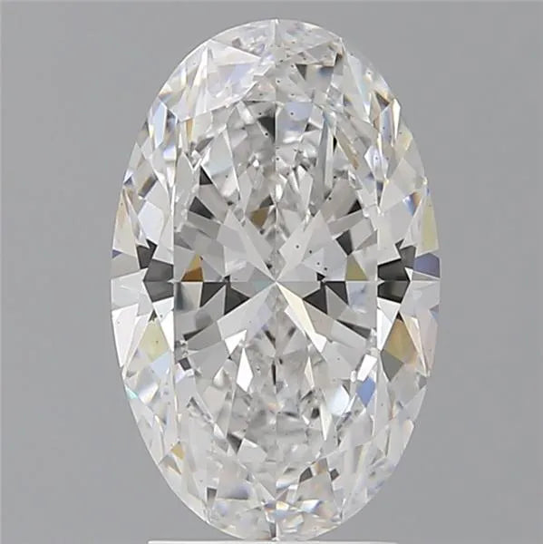 3.09ct Oval Lab Grown Diamond (Colour E, Clarity VS2, IGI Certified)