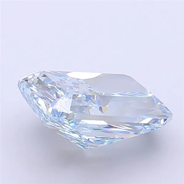 3.09ct Radiant Lab Grown Diamond (Colour Fancy Vivid Blue, Clarity VVS2, IGI Certified)