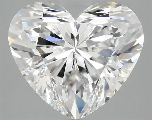 3.10ct Heart Lab Grown Diamond (Colour D, Clarity VVS2, IGI Certified)
