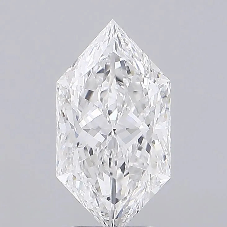 3.10ct Hexagonal Lab Grown Diamond (Colour D, Clarity VS1, IGI Certified)