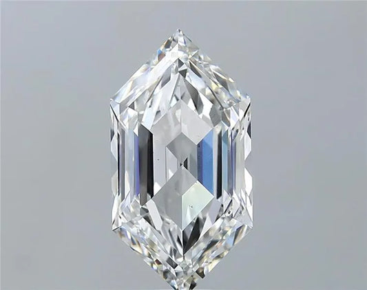 3.10ct Hexagonal Lab Grown Diamond (Colour F, Clarity VS2, IGI Certified)