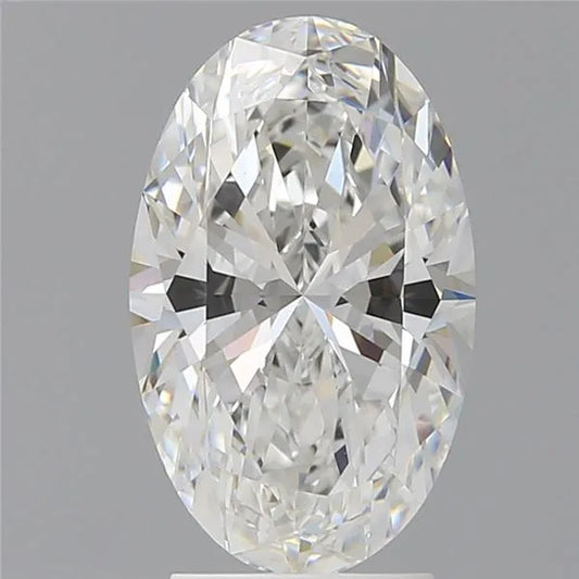 3.10ct Oval Lab Grown Diamond (Colour E, Clarity VVS2, IGI Certified)