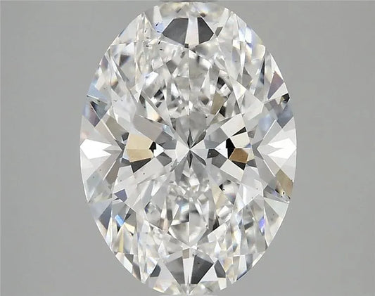 3.10ct Oval Lab Grown Diamond (Colour F, Clarity SI1, IGI Certified)