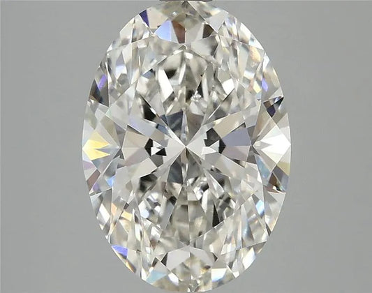 3.10ct Oval Lab Grown Diamond (Colour G, Clarity VS1, IGI Certified)