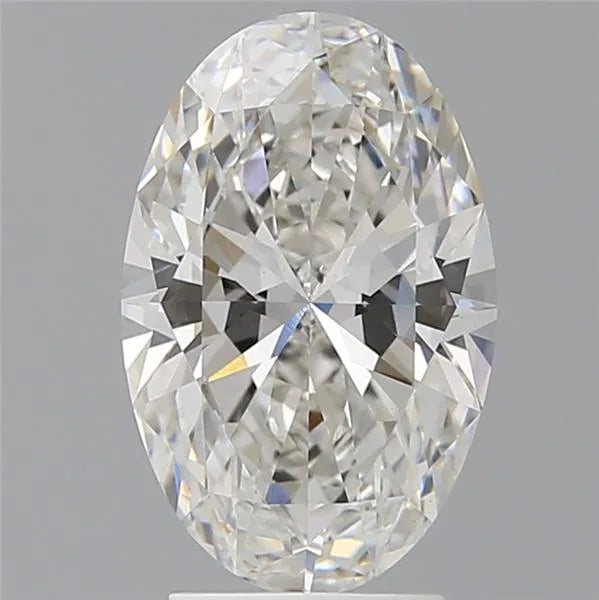 3.10ct Oval Lab Grown Diamond (Colour G, Clarity VVS2, IGI Certified)