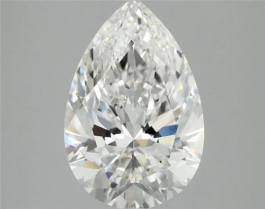 3.10ct Pear Lab Grown Diamond (Colour F, Clarity VVS2, IGI Certified)