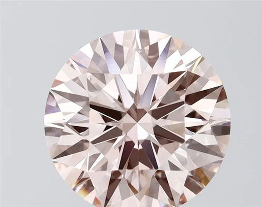 3.10ct Round Lab Grown Diamond (Colour Fancy Intense Pink, Clarity VVS2, Cut ID, IGI Certified)