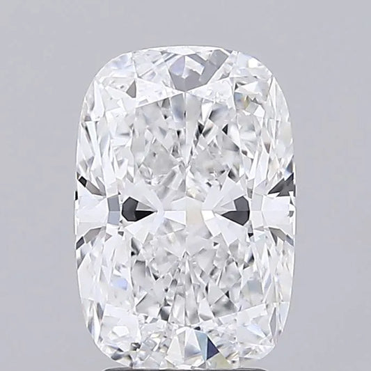 3.12ct Cushion modified Lab Grown Diamond (Colour D, Clarity VVS2, IGI Certified)