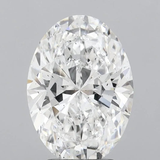 3.12ct Oval Lab Grown Diamond (Colour D, Clarity SI1, IGI Certified)