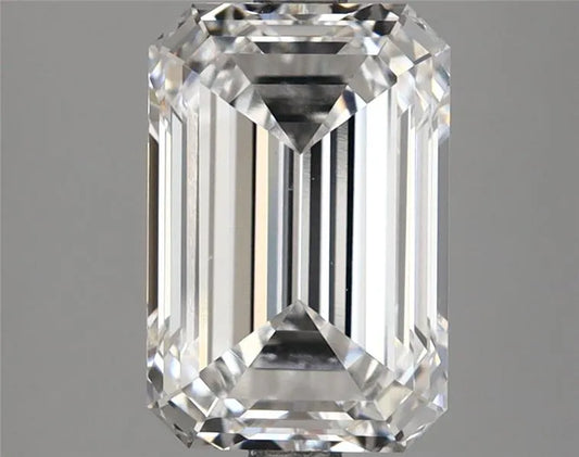 3.13ct Emerald Lab Grown Diamond (Colour E, Clarity VVS2, Cut EX, GIA Certified)
