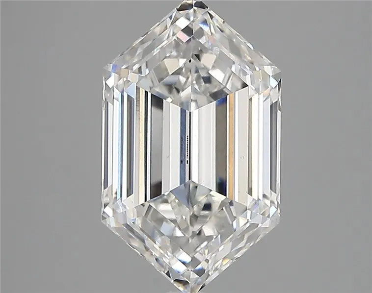 3.13ct Hexagonal Lab Grown Diamond (Colour F, Clarity VVS2, IGI Certified)