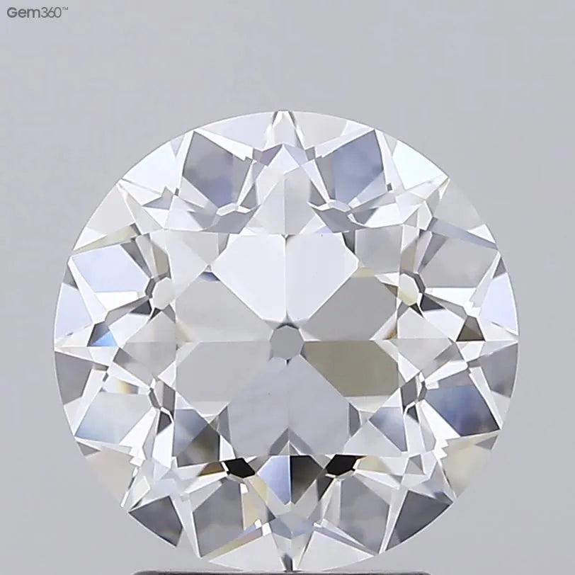 3.14ct European cut Lab Grown Diamond (Colour E, Clarity VVS2, IGI Certified)