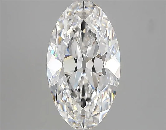 3.14ct Oval Lab Grown Diamond (Colour E, Clarity VVS2, IGI Certified)