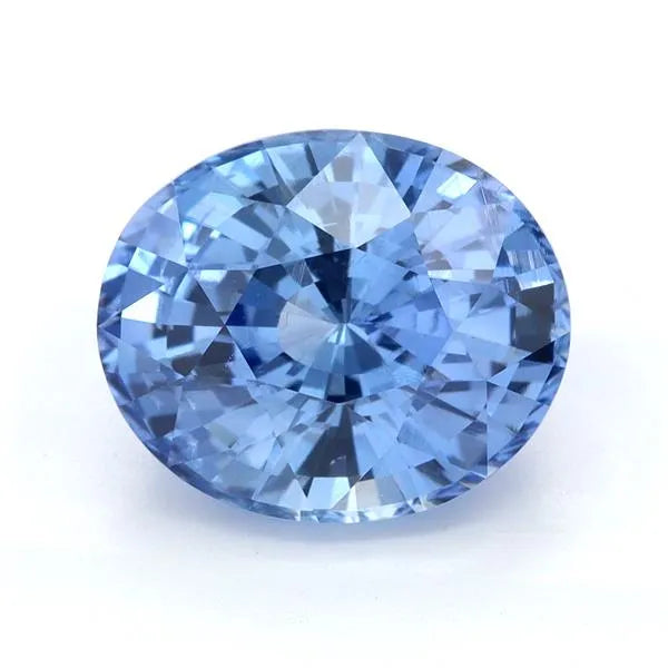 3.14ct Oval Natural Sapphire (Colour Blue, Clarity Eye Clean, Cut Faceted)