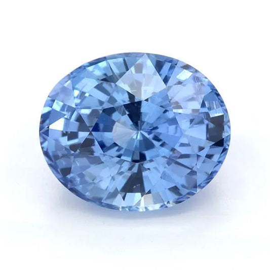 3.14ct Oval Natural Sapphire (Colour Blue, Clarity Eye Clean, Cut Faceted)