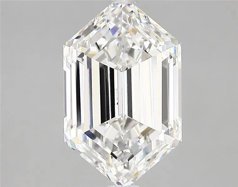 3.15ct Hexagonal Lab Grown Diamond (Colour D, Clarity VVS1, IGI Certified)