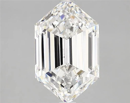 3.15ct Hexagonal Lab Grown Diamond (Colour D, Clarity VVS1, IGI Certified)