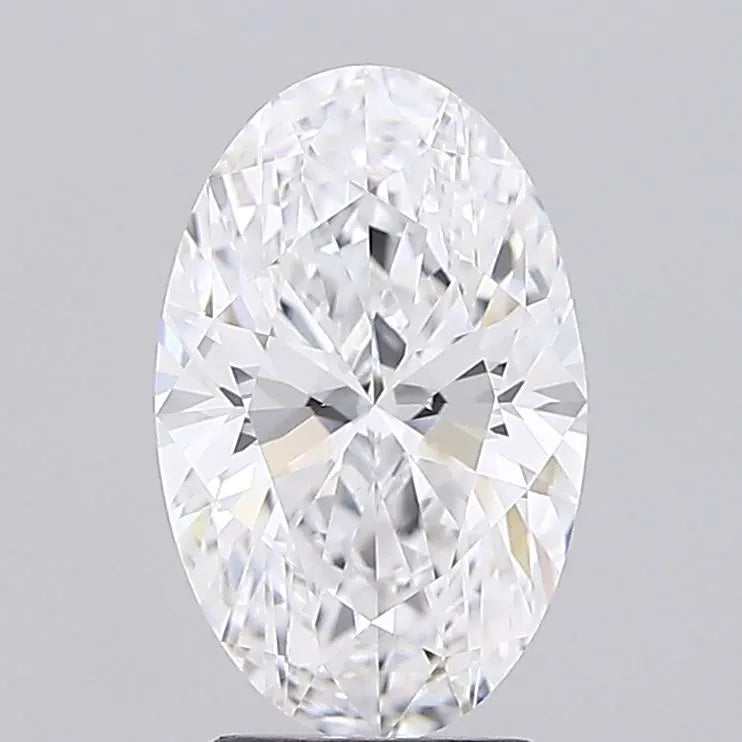 3.16ct Oval Lab Grown Diamond (Colour D, Clarity VVS1, IGI Certified)