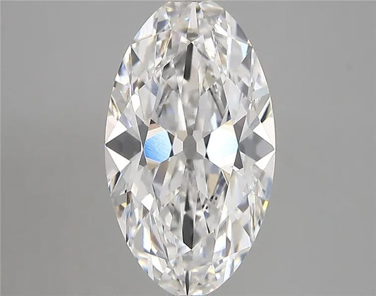 3.17ct Oval Lab Grown Diamond (Colour D, Clarity VS1, IGI Certified)