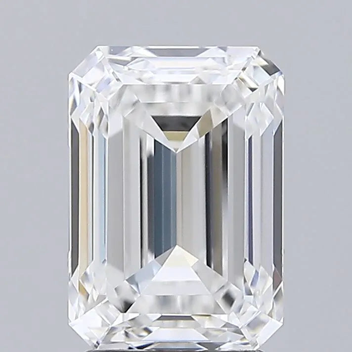 3.19ct Emerald Lab Grown Diamond (Colour E, Clarity IF, IGI Certified)