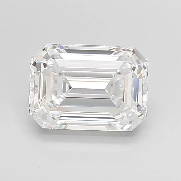 3.20ct Emerald Lab Grown Diamond (Colour D, Clarity IF, Cut EX, IGI Certified)
